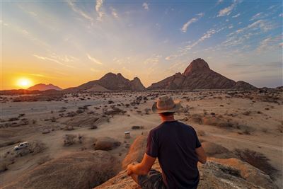 Namibia_Damaraland_Blick zur Spitzkoppe